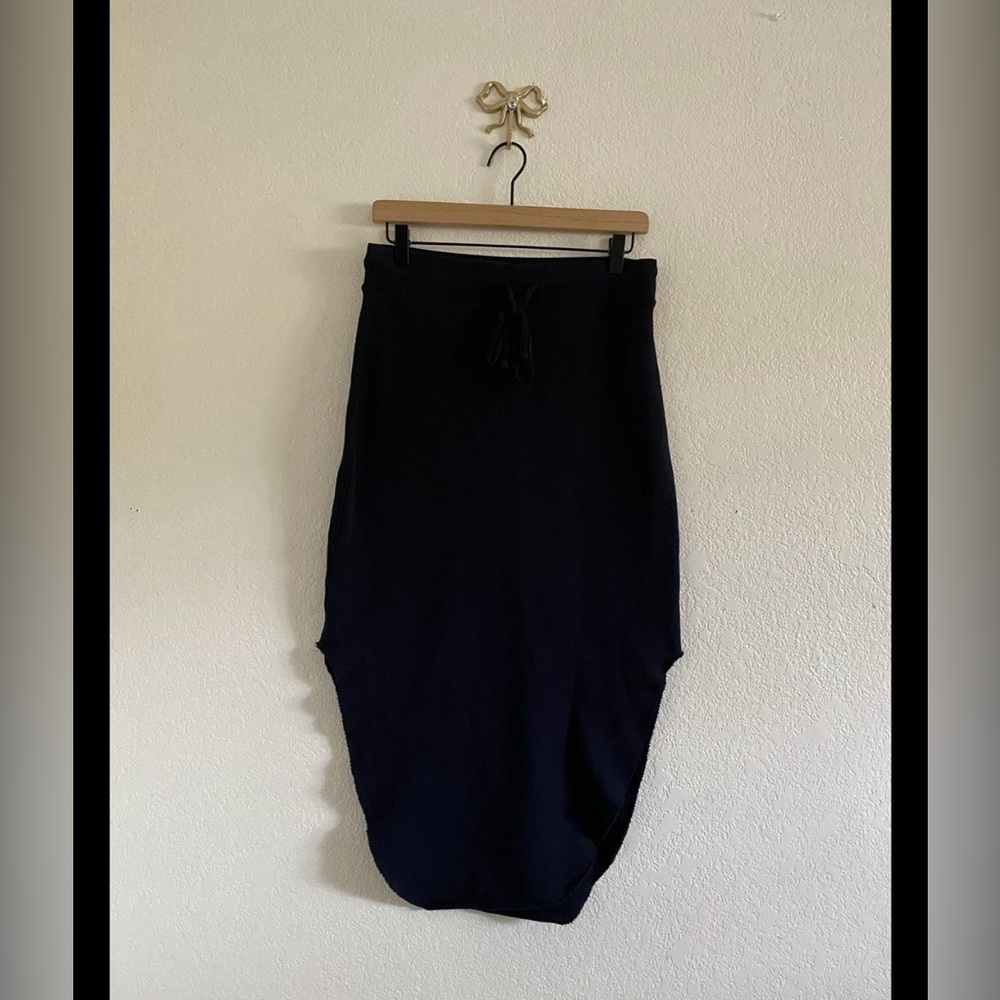 Frank & Eileen Donegal Unforgettable Triple Fleece Navy Skirt Size Large